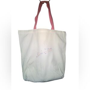 LOUIS VUITTON NWOT CANVAS FASHION TOTE WITH PINK ACCENTS
